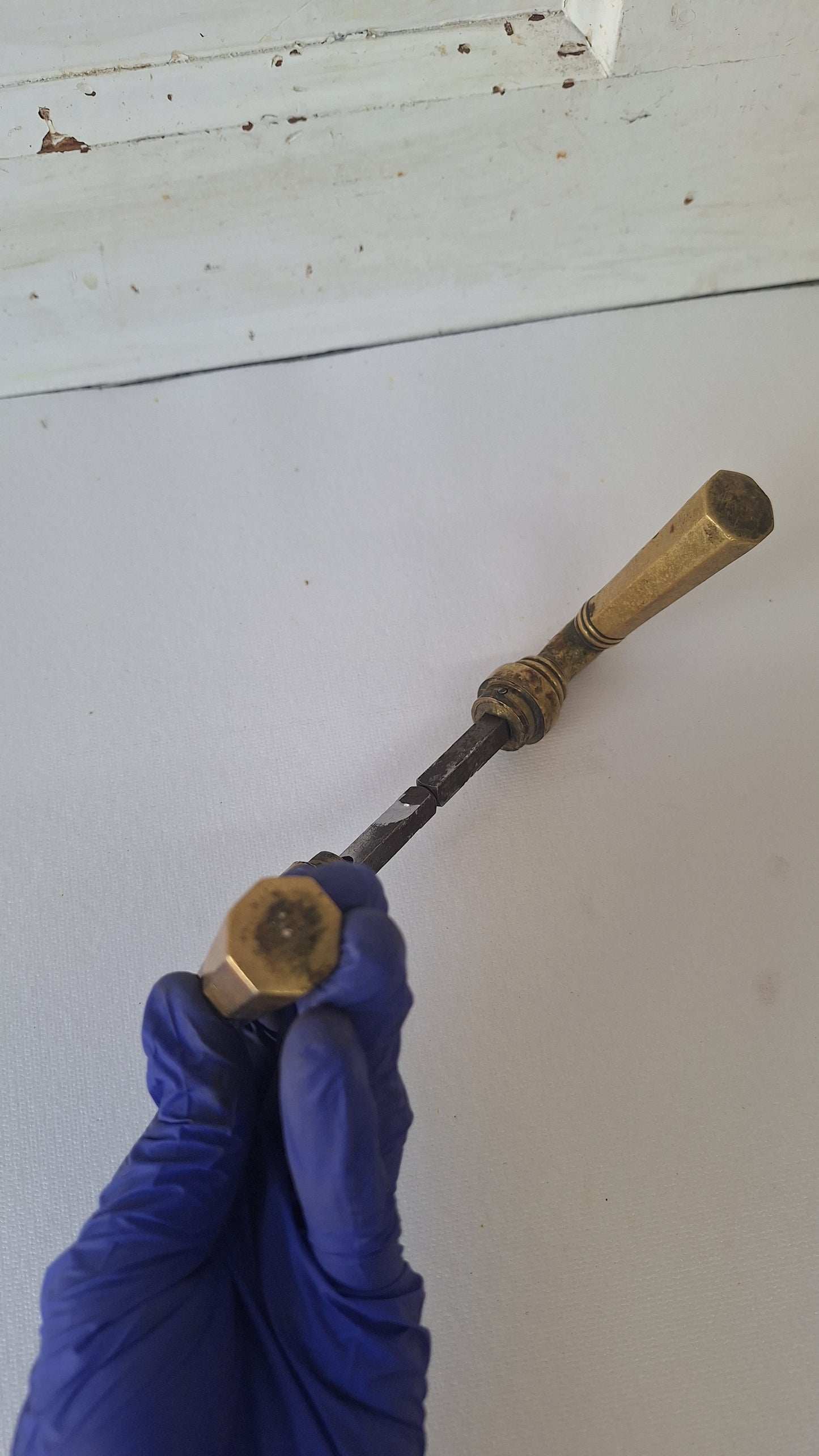 French Door Handles, Bronze Lever Antique Handles