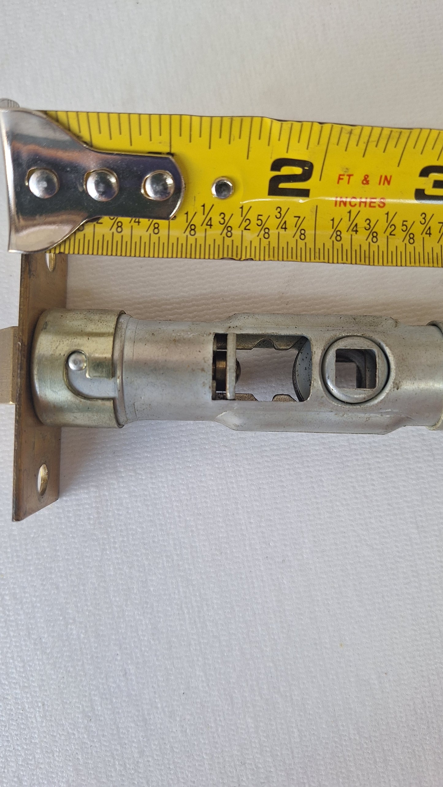 Mid Century Door Hardware Set, Handle, Latch, Keys, New Old Stock