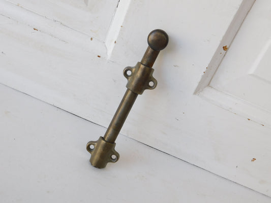 Antique French Door Slide Bolt, Iron Slide Bolt Locks for Double Doors 021516