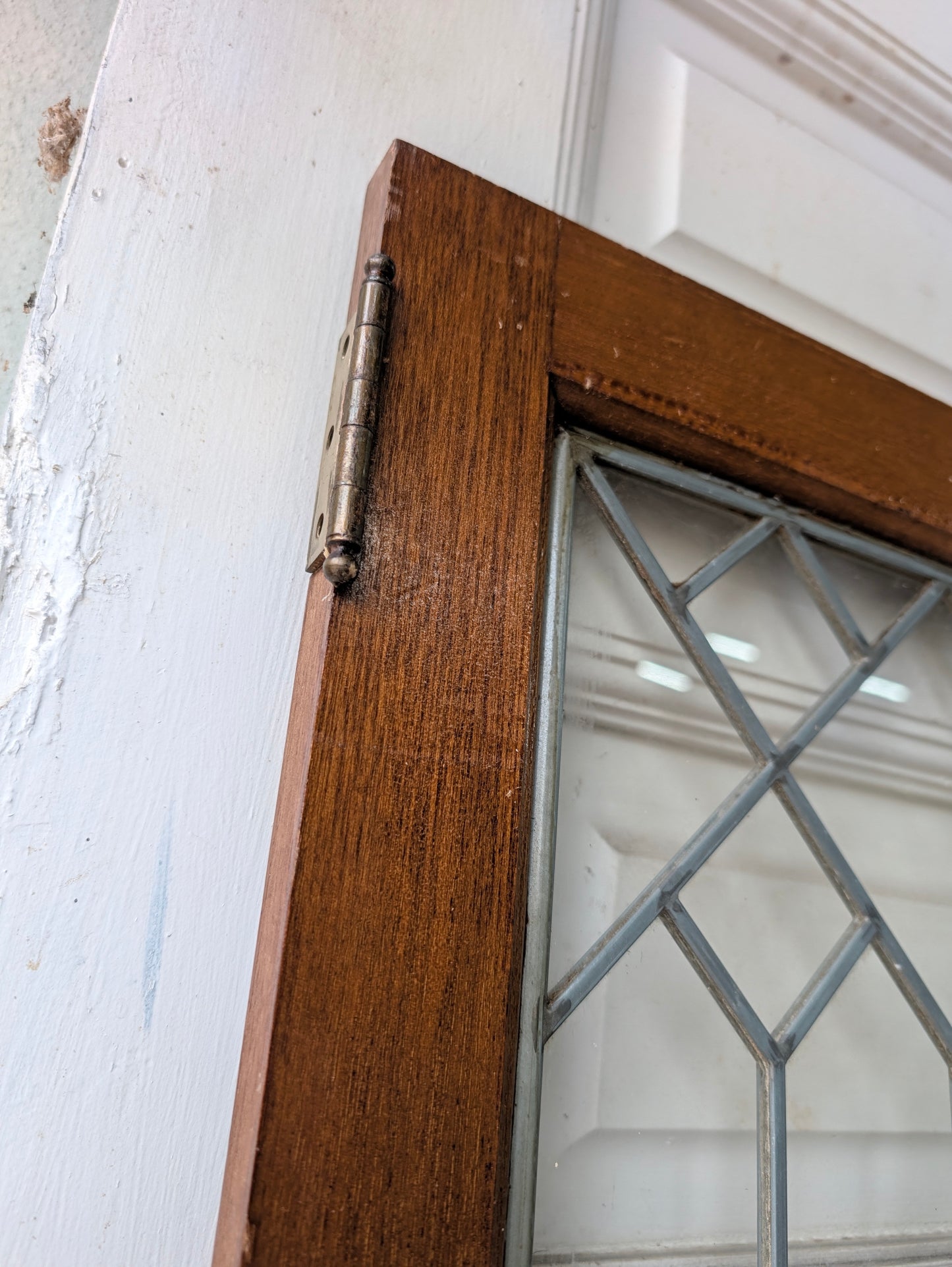 Leaded Glass Cabinet Doors, Victorian Era Built In Cabinet Doors