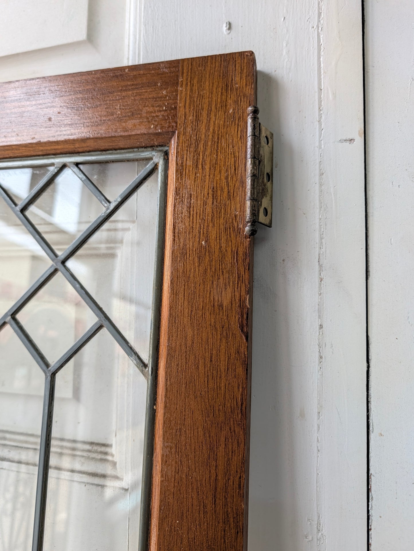 Leaded Glass Cabinet Doors, Victorian Era Built In Cabinet Doors