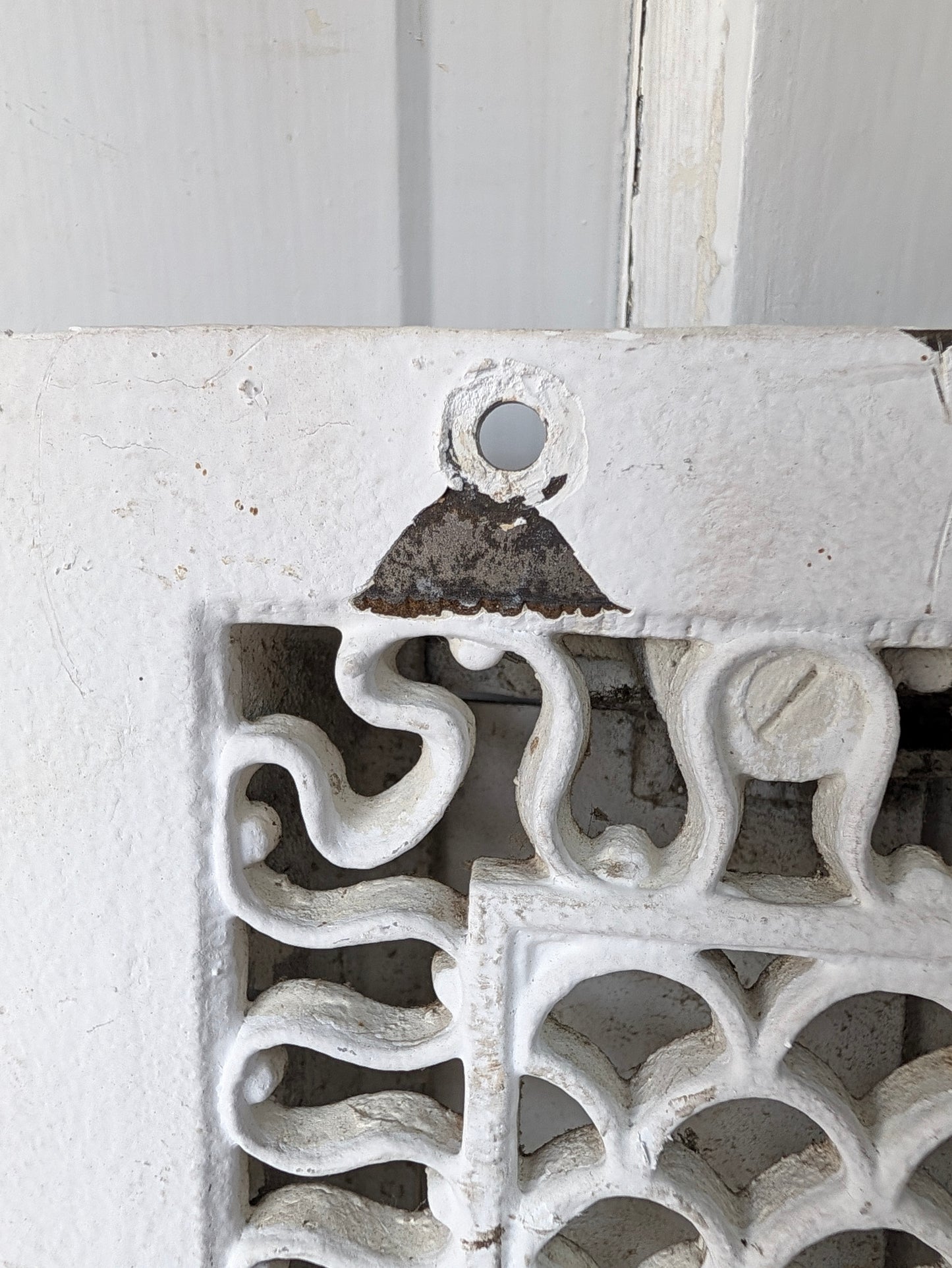 12 x 16 Ornate Vent Cover with Working Louvers, Flower Design
