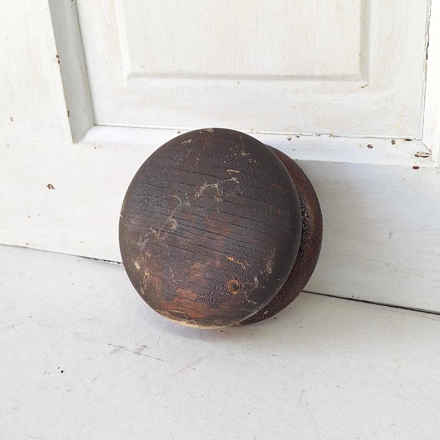 Small Newel Post Top, Newel Post Carved Wood Finial, Antique Staircase Post Top