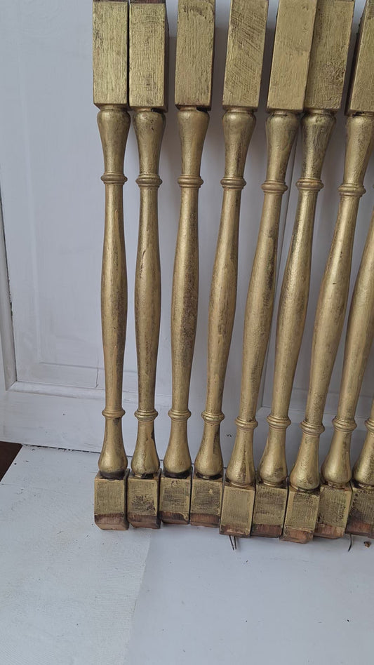 22 Antique Spindles, Staircase Spindles, Staircase Balusters, Staircase Railing Antique Table Legs, Salvaged Spindles, Wood Spindles #021102