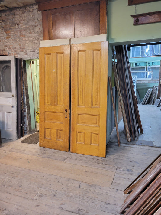 Antique Set of Large Double Doors, Set of Tall Swinging Door Pair