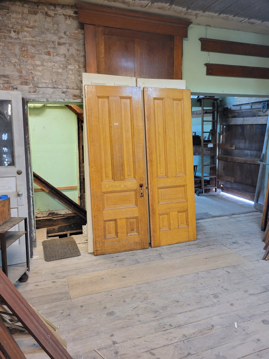 Antique Set of Large Double Doors, Set of Tall Swinging Door Pair
