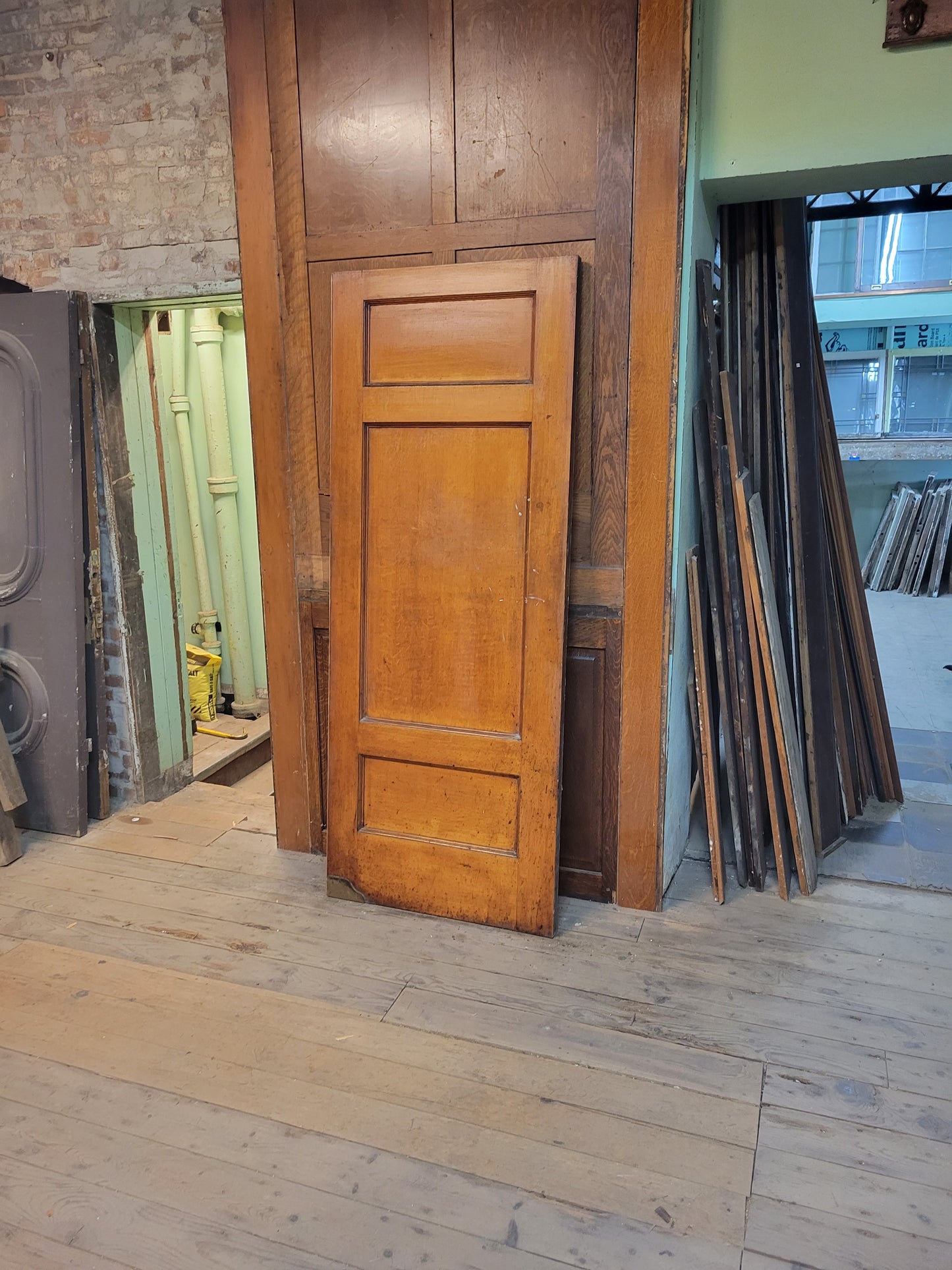 Victorian Era Swinging Door, Spring Loaded Butler's Door or Kitchen Door